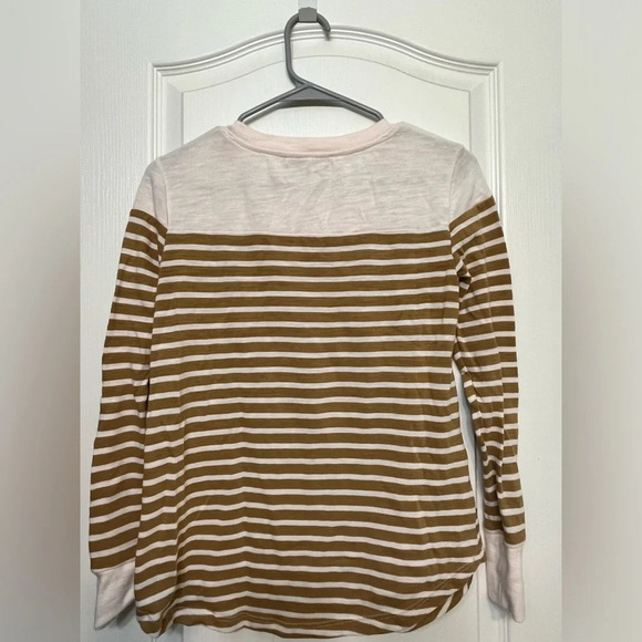 Loft Women’s Striped Long Sleeve Shirt - Picture 2 of 5